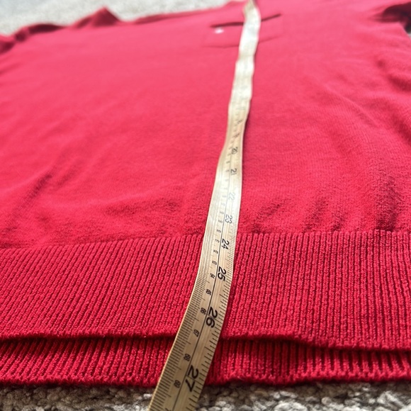 Red M Polo sweater - Picture 4 of 5